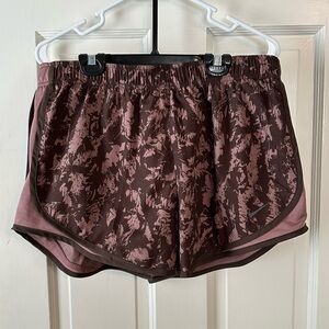 NWT Nike Women's Pink and Brown Running Shorts